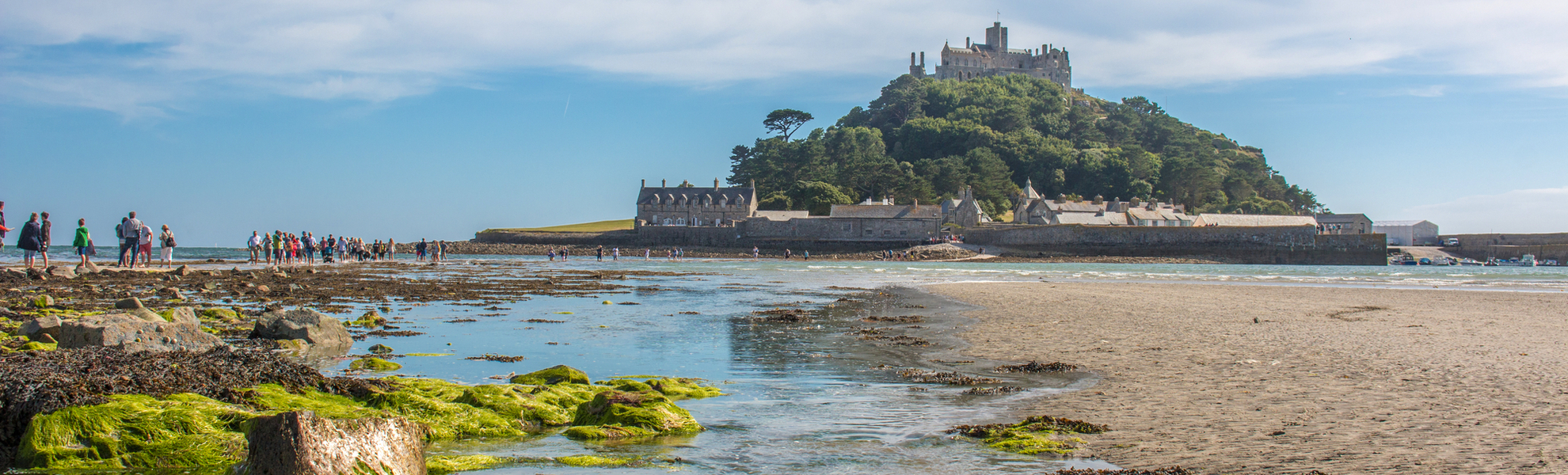 Sankt Michael's Mount - eine Gezeiteninsel vor der Küste Cornwalls