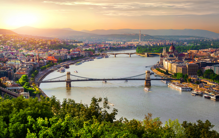 Panorama von Budapest in Ungarn